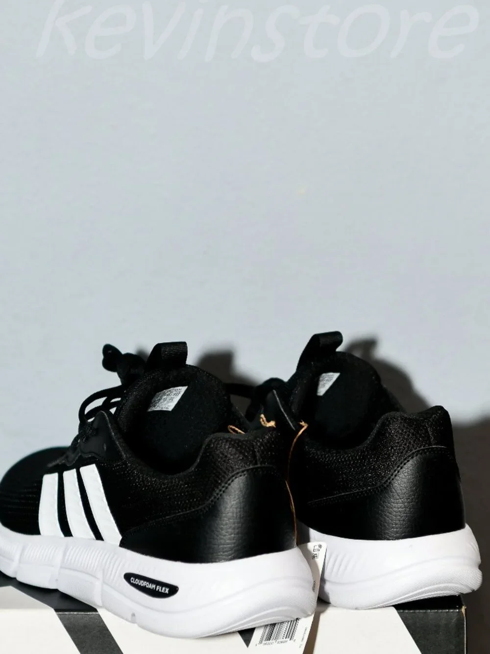 adidas Men's Cloudfoam Flex Sneaker Colors: Black